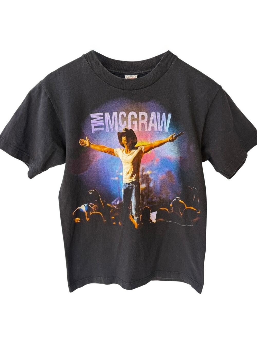 Tim McGraw Emotional Traffic Tour T-Shirt Mens Small Black Country Concert Tee